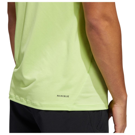 Adidas Ανδρική κοντομάνικη μπλούζα Primeblue Aeroready 3-Stripes Slim Tee Adidas Ανδρική κοντομάνικη μπλούζα Primeblue Aeroready 3-Stripes Slim Tee